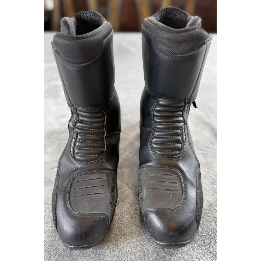 TCX X-Action Touring Motorcycle Boots Mens US 7 EU 40 Black CE EN13634 7142W